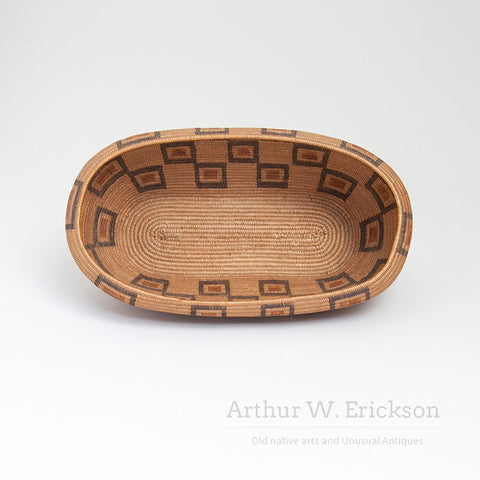 Beautiful Panamint Oval Basket