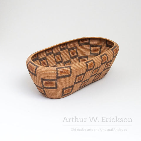 Beautiful Panamint Oval Basket