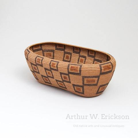 Beautiful Panamint Oval Basket
