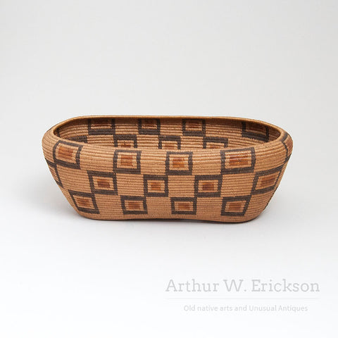 Beautiful Panamint Oval Basket