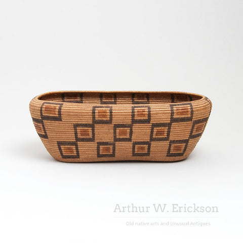 Beautiful Panamint Oval Basket