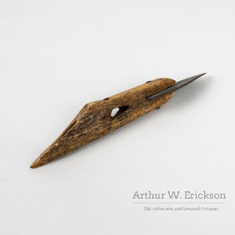 Inuit Toggle Harpoon With Metal Blade