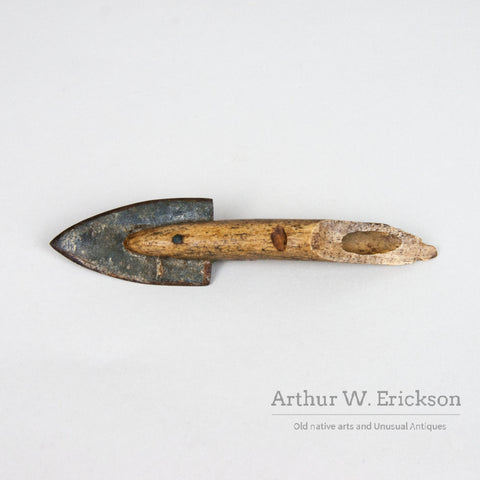 Inuit Toggle Harpoon With Metal Blade