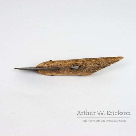 Inuit Toggle Harpoon With Metal Blade