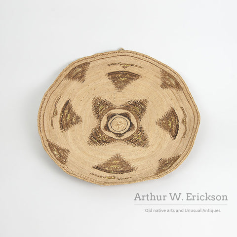 Large Klamath Gambling Tray with Quillwork