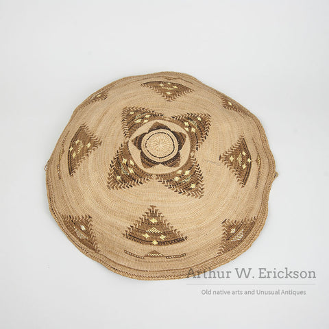 Large Klamath Gambling Tray with Quillwork