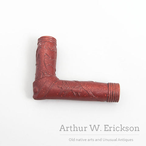 Carved Catlinite Pipe