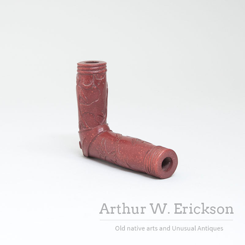 Carved Catlinite Pipe