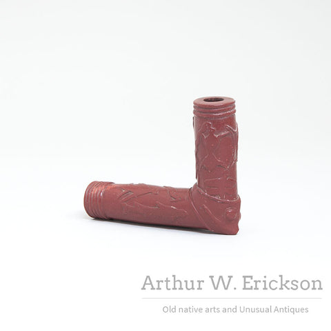 Carved Catlinite Pipe