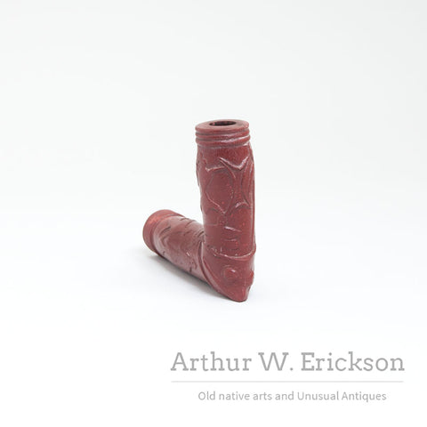 Carved Catlinite Pipe