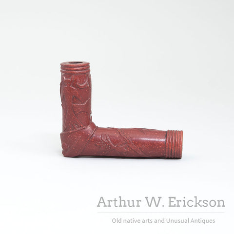 Carved Catlinite Pipe
