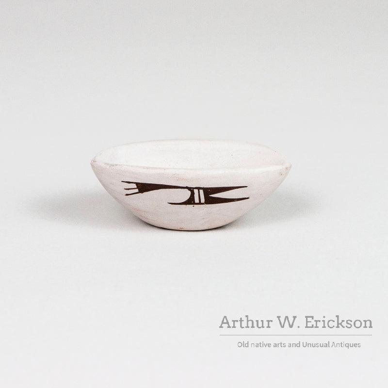 Miniature Hopi Bowl by Joy Navasie, Frogwoman (1919-2012)