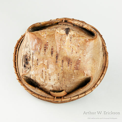 Athabascan Birch Bark Basket