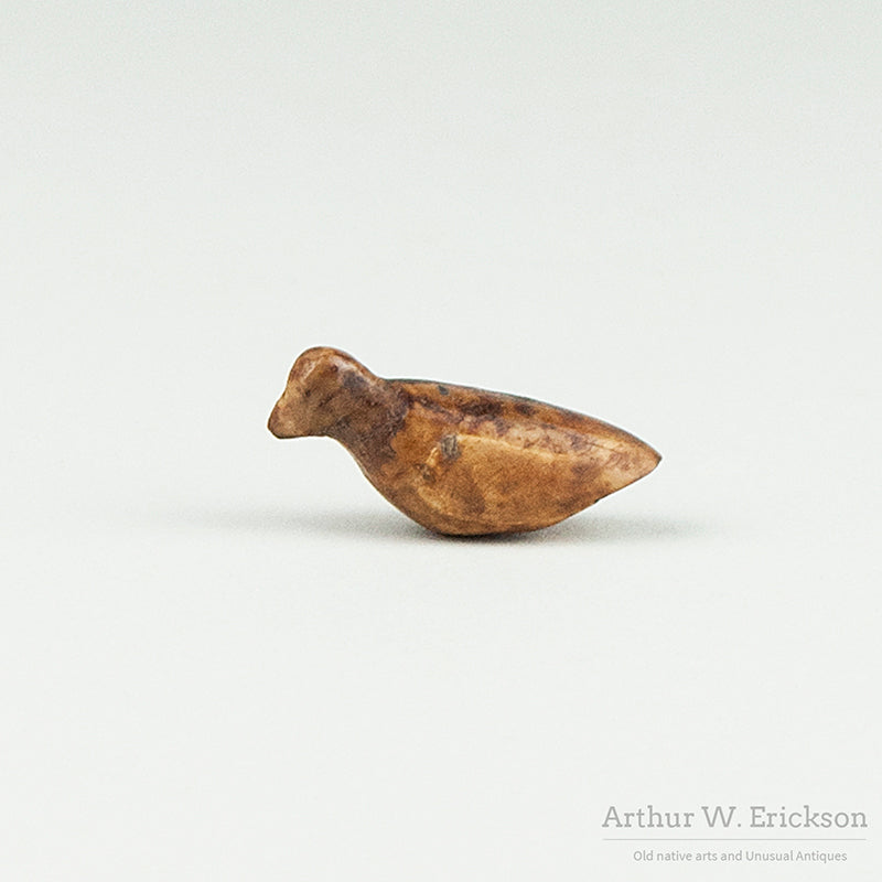 Excavated Inuit Walrus Ivory Carved Bird