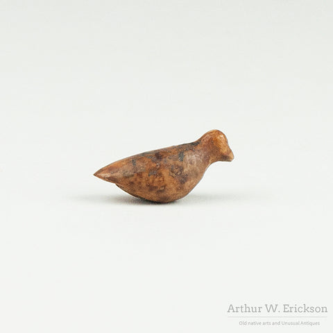 Excavated Inuit Walrus Ivory Carved Bird