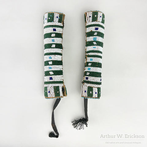 Pair of Beaded Braid Wraps