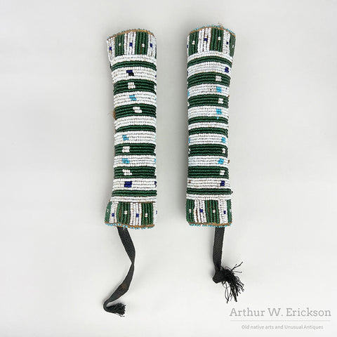 Pair of Beaded Braid Wraps