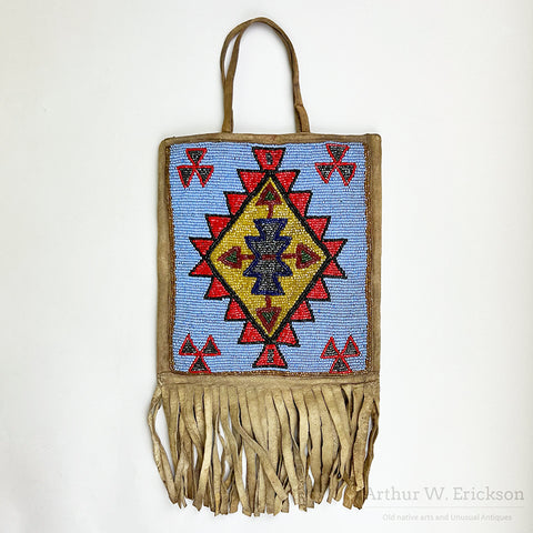 Sparkling Plateau Geometric Flat Bag with Fringe