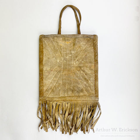 Sparkling Plateau Geometric Flat Bag with Fringe