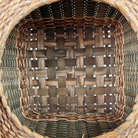 Old Penobscot Square Lidded Basket