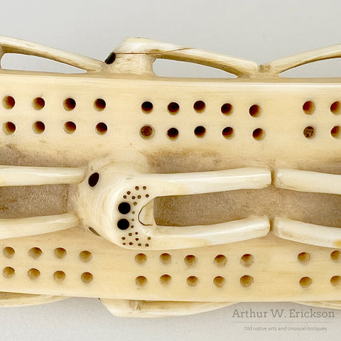 Exceptional Inuit Cribbage Board