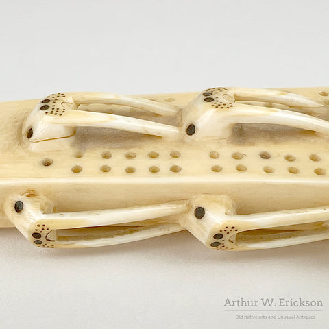 Exceptional Inuit Cribbage Board