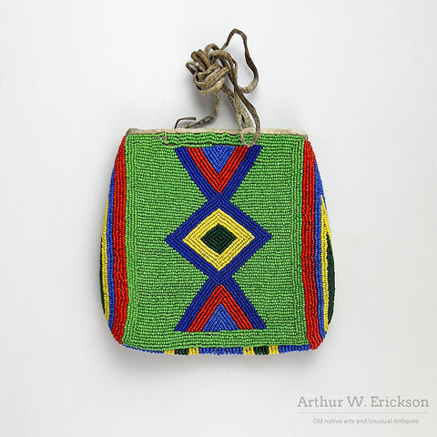 PlateauFully Beaded Double Sided Pouch