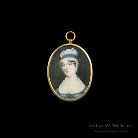 Pair of Miniature Portraits - Arthur W. Erickson - 2