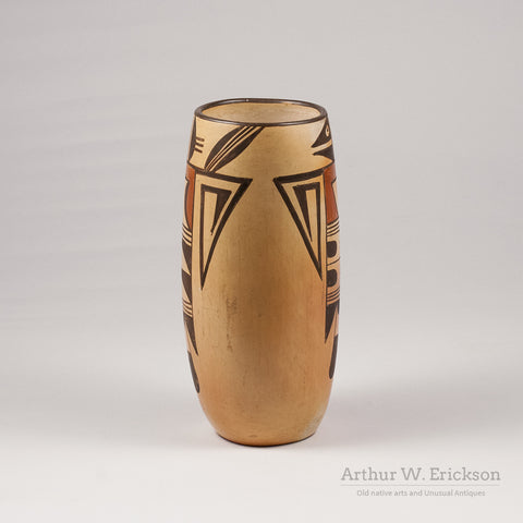 Hopi Tall Vase with Bird Figure - Arthur W. Erickson - 2