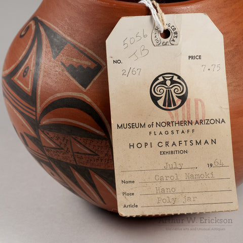 Carol Namoki Hopi Bird Figural Pot - Arthur W. Erickson - 5