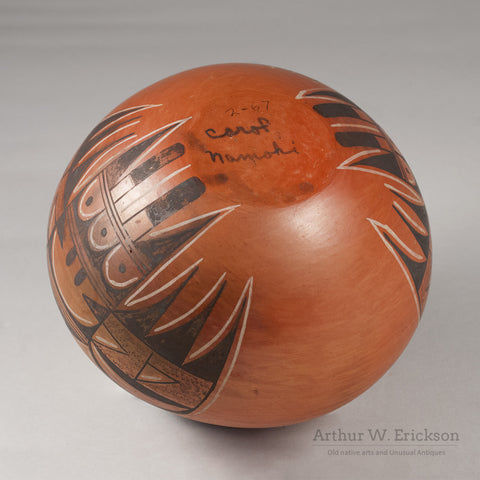 Carol Namoki Hopi Bird Figural Pot - Arthur W. Erickson - 6