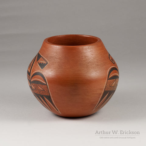 Carol Namoki Hopi Bird Figural Pot - Arthur W. Erickson - 2