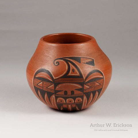 Carol Namoki Hopi Bird Figural Pot - Arthur W. Erickson - 3