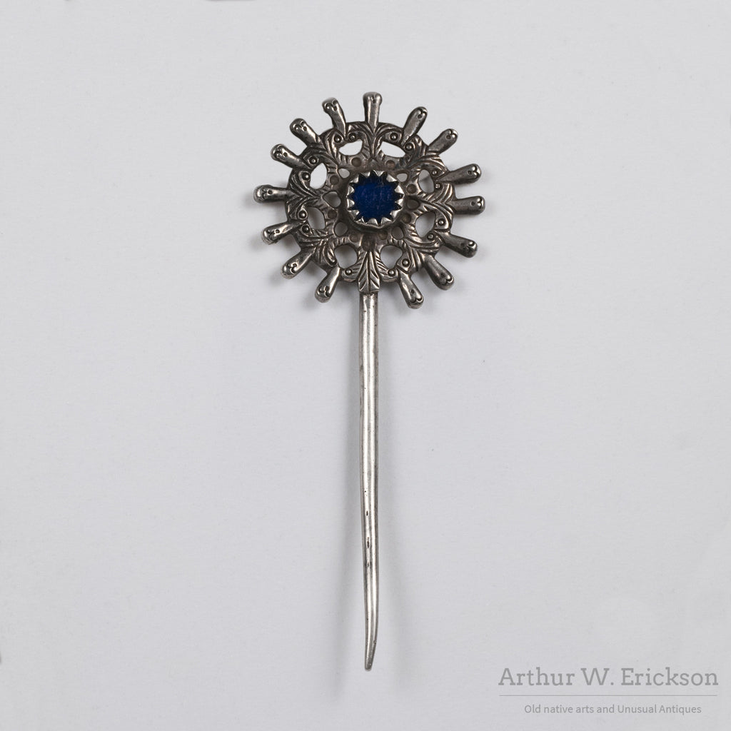 Silver Tupus - Andean Garment Pin - Arthur W. Erickson - 1