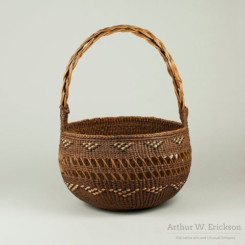 Siletz Basket with Double Handle