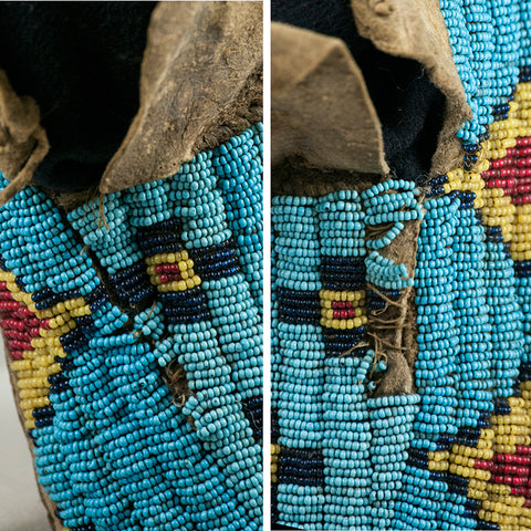 19th C Sioux Beaded Moccasins