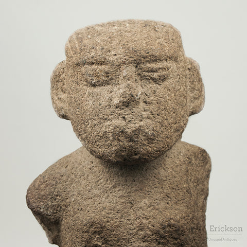 Stone Costa Rican Female Figure
