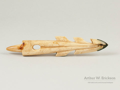 Eskimo Walrus Ivory Harpoon Head