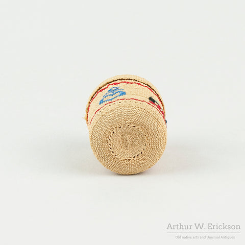 Small Modern Attu Lidded Basket