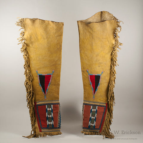 Blackfoot Panel Leggings c. 1870 - Arthur W. Erickson - 1