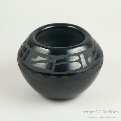 Blackware Jar by Lucy Martinez, San Ildefonso