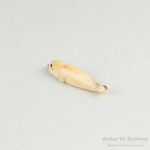 Carved Ivory Beluga Whale