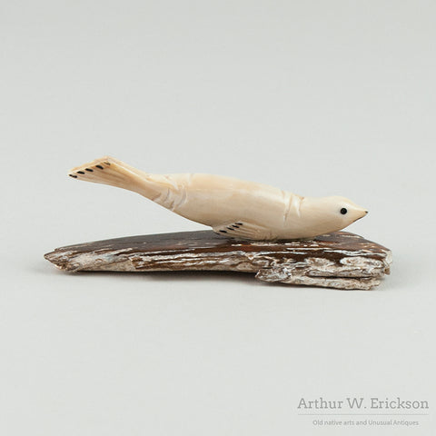 Carved Walrus Ivory Sliding Seal