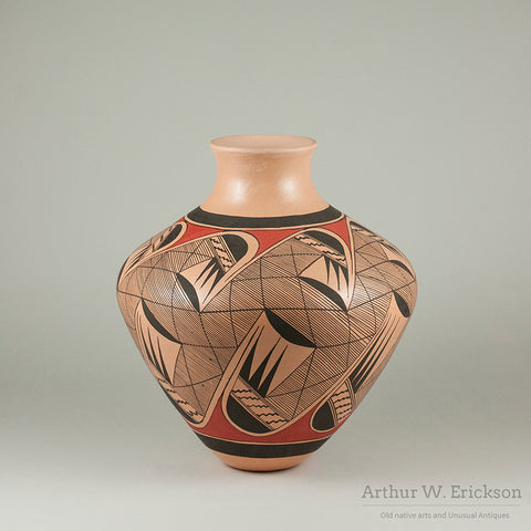 Hopi Polychrome Jar by Clinton Polacca Nampeyo