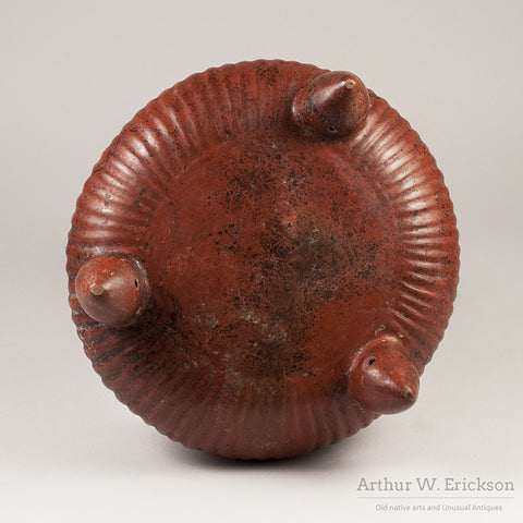 Colima Gadrooned Terracotta Jar - Arthur W. Erickson - 6