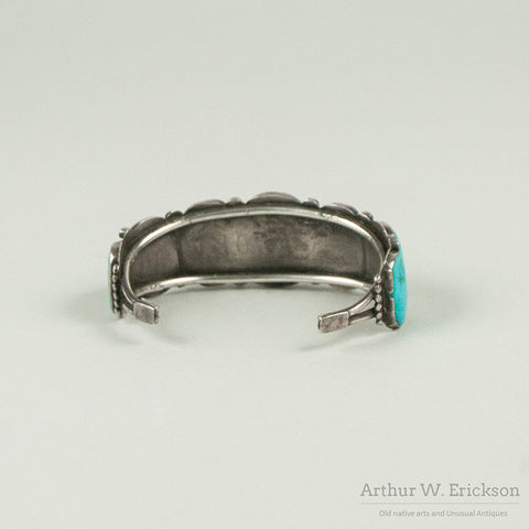 Navajo Turquoise Row Bracelet