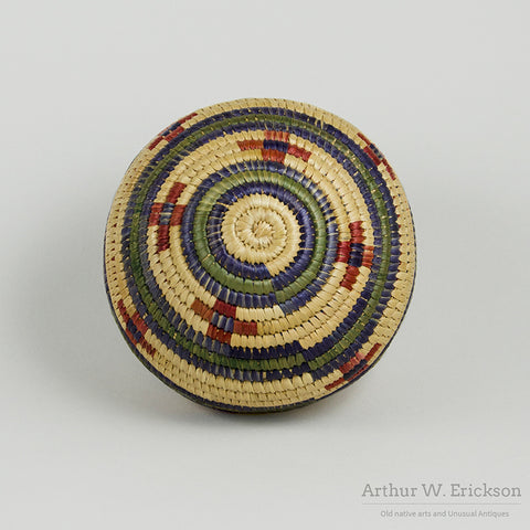 Eskimo Basketry Ball with Rattle