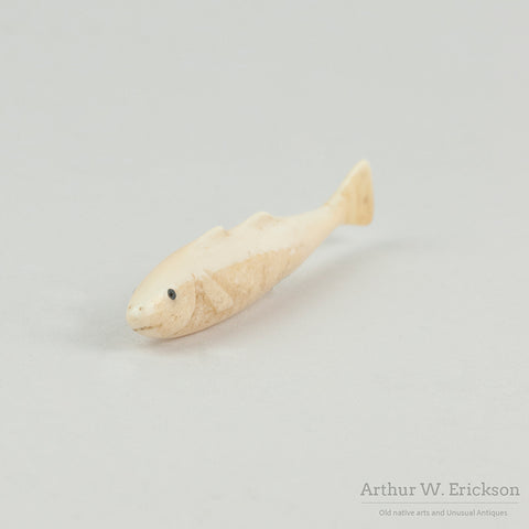 Eskimo Carved Ivory Arctic Cod