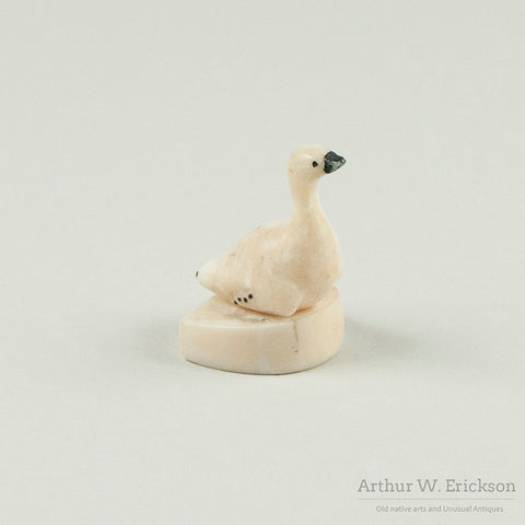 Eskimo Carved Snow Goose