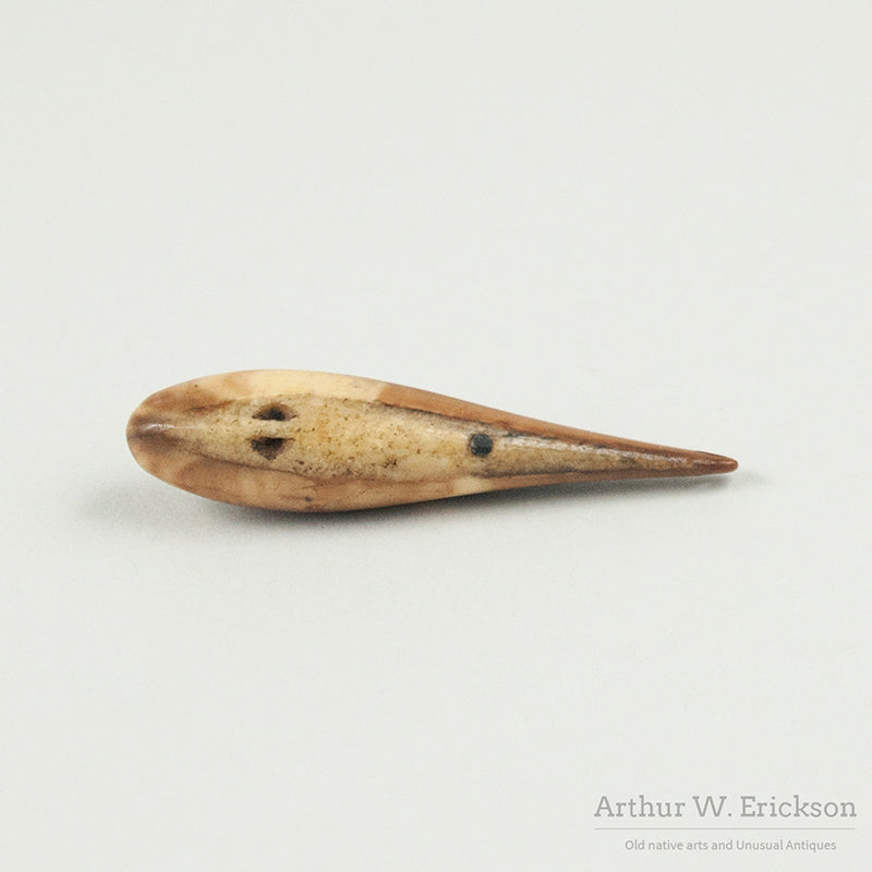 Fosilized Walrus Ivory Fishing lure/weight Fosilized Walrus Ivory Fishing lure/weight